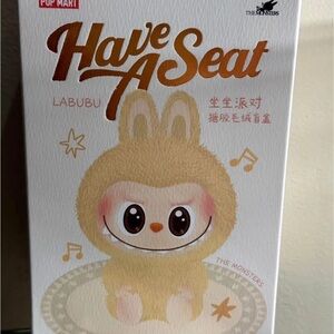 POPMART Labubu Monsters Have A Seat Vinyl Mystery blind box 100% authentic